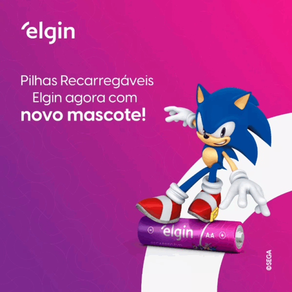Pilha recarregável AA 2700mAh Elgin com 2 unidades Comum - Imagem 2